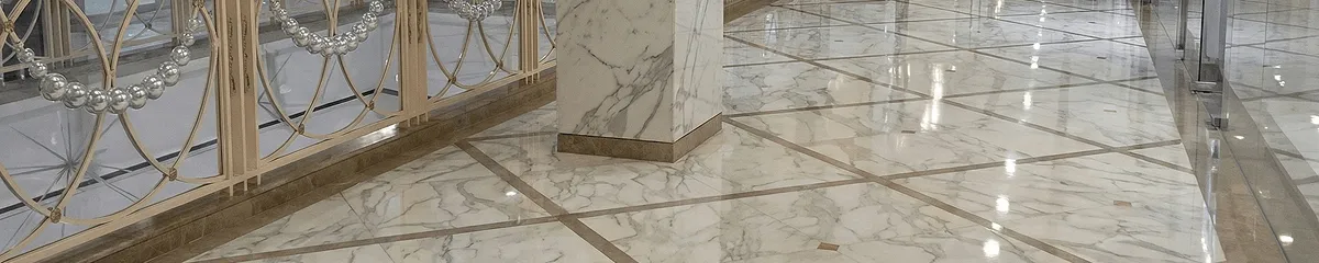 Beautiful marble floor professionally installed in Gilbert, AZ